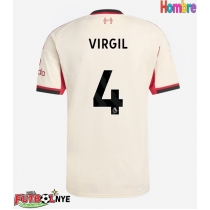 Camiseta Liverpool Virgil van Dijk #4 Visitante Equipación 2025-26 manga corta
